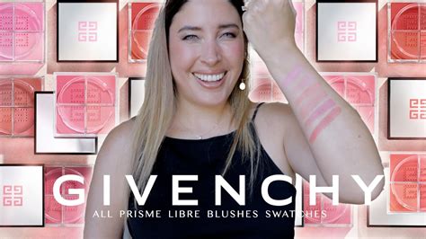 givenchy prisme libre blush swatches|Givenchy loose blush.